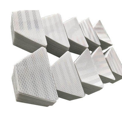 สติกเกอร์สะท้อนแสงสำหรับจักรยาน ISO9001 สติ๊กเกอร์เตือนการสะท้อนแสงตอนกลางคืน
