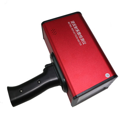 สีเหลืองสีเทา 2000mAh มือถือ Retroreflectometer One Key Detection
